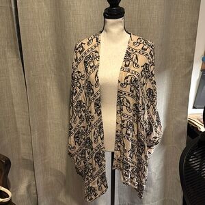 F21 Elephant Pint Kimono‎ Size S/M